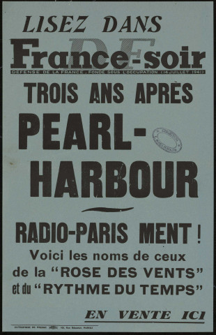 Trois ans après Pearl-Harbour