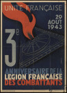 Unité française : 3e anniversaire de la Légion française des combattants