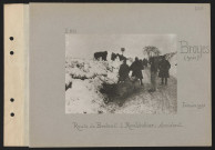 Broyes (près). Route de Breteuil à Montdidier : accident