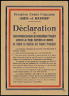 Déclaration du Gouvernement provisoire de la République française adressée au peuple autrichien au moment de l'entrée en Autriche des troupes françaises