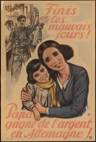 Finis les mauvais jours ! Papa gagne de l'argent en Allemagne !