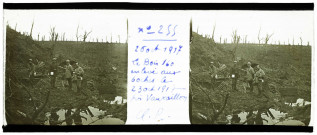 Le bois 160 enlevé aux boches le 23 octobre 1917 près de Vauxaillon Cl. R.
