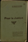 05.- Pour la Justice. Les fusillés de Souain. Affaire Maupas. Discours prononcés à Sartilly le 9 août 1923. Sous-Titre : Dossier Blanche Maupas
