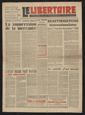 1948 - Le Libertaire