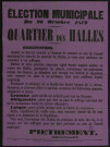 Élections municipales du 20 octobre 1872 : Quartier des Halles... Pietrement