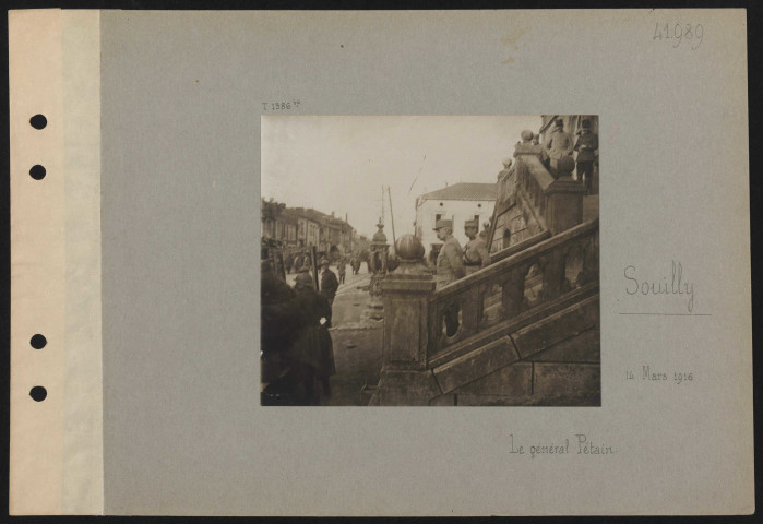 Souilly. Le général Pétain