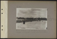 Paris. Ecole militaire. Le 18e bataillon indochinois (troupes annamites) vient d'arriver à Paris