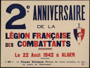 2e anniversaire de la Légion française des combattants