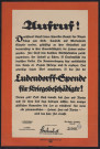 Ludendorff-Spende für Kriegsbeschädigte