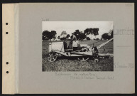 Laverrière. Expérience de motoculture : charrue à tracteur Touraud-Latil