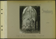 Strasbourg. Siège de 1870. La bibliothèque bombardée