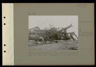 Aniche (Compagnie des mines d'). Nord d'Auberchicourt. Fosse Sainte-Marie détruite par les Allemands. Chevalement numéro 2 (côté sud-ouest)