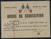 Le droit de réquisition est ouvert dans le canton de Saint Germain - S.O.