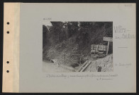 Villiers-sur-Coudun. L'entrée du village ; mine chargée prête à faire sauter en cas d'avance de l'ennemi