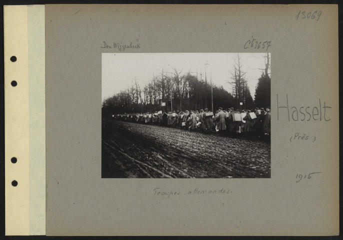 Hasselt (près). Troupes allemandes