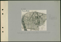 Reims. Avant-projet du plan régulateur des voies publiques de la ville dressé en 1916