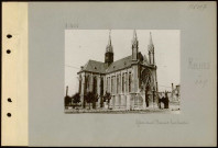 Reims. Eglise Saint-Thomas bombardée