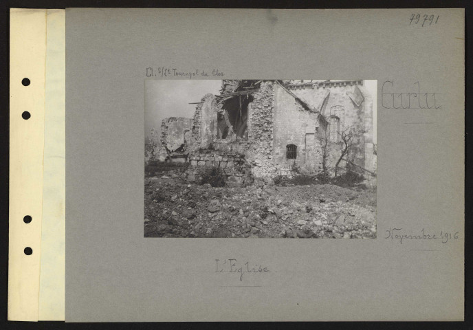 Curlu. L'église