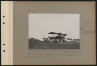 Le Bourget. Champ d'aviation. Vol d'un Nieuport pendant la visite des délégués des parlements des Dominions britanniques