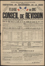 Conseil de révision : classe de 1917