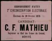Arrondissement d'Autun : C. F. Mathieu