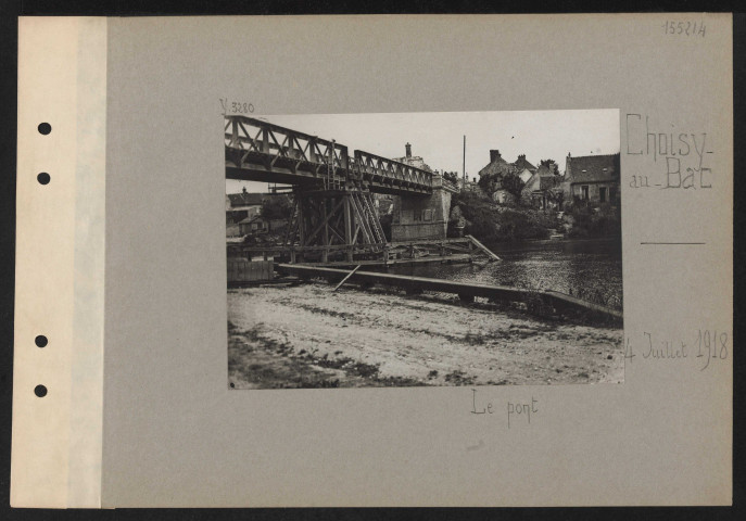 Choisy-au-Bac. Le pont