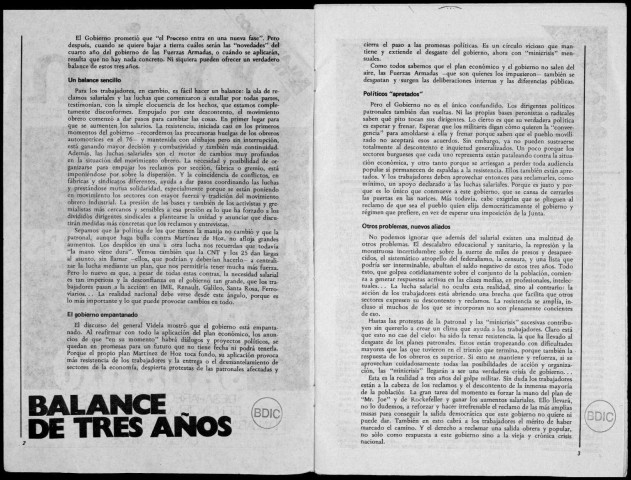 Opción. N° 12, abril 1979 Sous-Titre : Boletín mensual de circulación restringida. Autre titre : Opción (Buenos Aires)