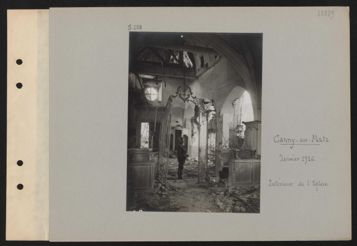 Canny-sur-Matz. Intérieur de l'église