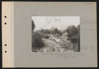 Avricourt. Destructions systématiques par les Allemands : le château détruit