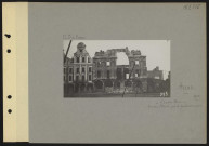 Arras. Grande Place. Maison détruite par le bombardement