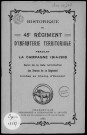 Historique du 45ème régiment territorial d'infanterie