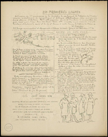 Le mouchoir : n° 39, Sous-Titre : Organe du péril (Ah! Rions)