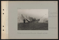 Coivrel (entre Tricot et). Camp de prisonniers allemands : ensemble des tentes