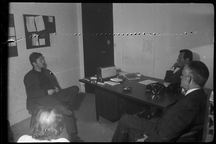 Mai 1968 : interview de Daniel Cohn-Bendit par Jean Daniel et réunion de préparation de la manifestation du 13