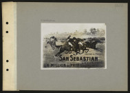 [Course de chevaux San Sebastian le 2 juillet 1916]