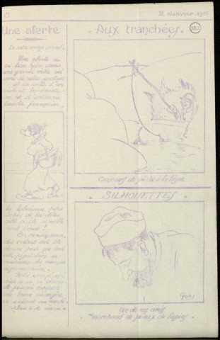 La gazette des boyaux (1915-1916 : n°s 14-17), Sous-Titre : Organe de la 4e Cie du 124e de ligne