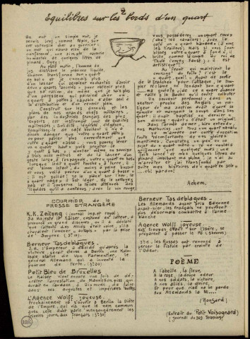 Sans tabac : n° 49, Sous-Titre : Organe aimablement rosse