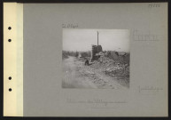 Curlu. Un coin du village en ruines