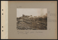 Massy-Palaiseau. Poudrerie Loyer après l'explosion et l'incendie