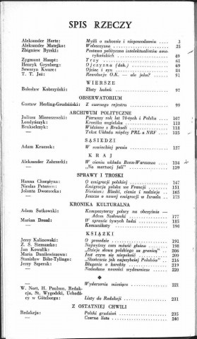 Kultura (1971, n°1 - n°12)  Sous-Titre : Szkice - Opowiadania - Sprawozdania  Autre titre : "La Culture". Revue mensuelle