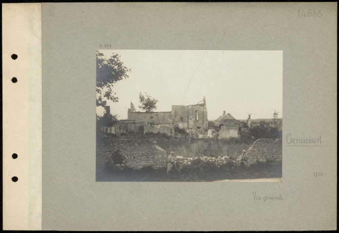 Gernicourt. Vue générale