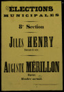 Jules Henry… Auguste Mérillon… 8e section