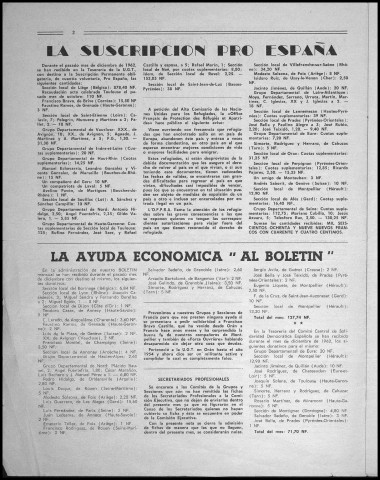 Boletín de la Unión general de trabajadores en España (1963 ; n° 219-230). Autre titre : Suite : Boletín de la Unión general de trabajadores de España en el exilio