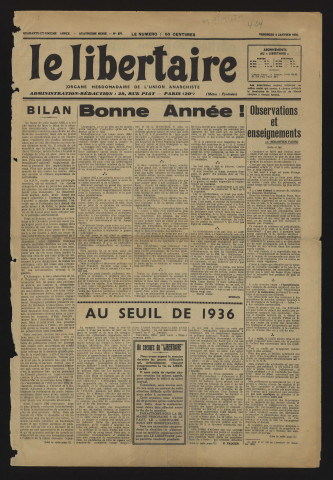 1936 - Le Libertaire