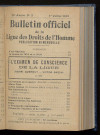 Juillet 1915 - Bulletin officiel de la Ligue des Droits de l'Homme