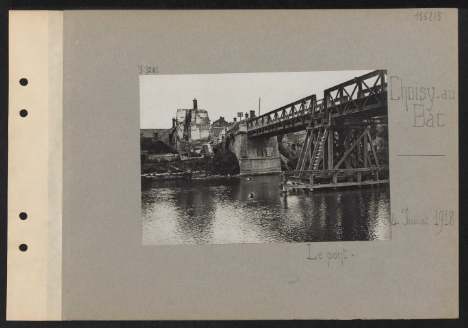 Choisy-au-Bac. Le pont