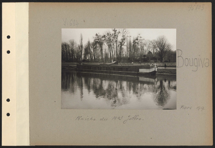 Bougival. Péniche du maréchal Joffre