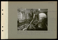 Aniche (Compagnie des mines d'). Près Guesnain. Fosse Saint-René détruite par les Allemands. Machine d'extraction du puits numéro 2
