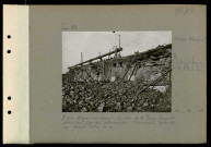 Aniche (Compagnie des mines d'). Entre Wazier et Douai. Usines de la fosse Gayant détruites par les Allemands. Chaudières Belleville des fours Collin numéro 2