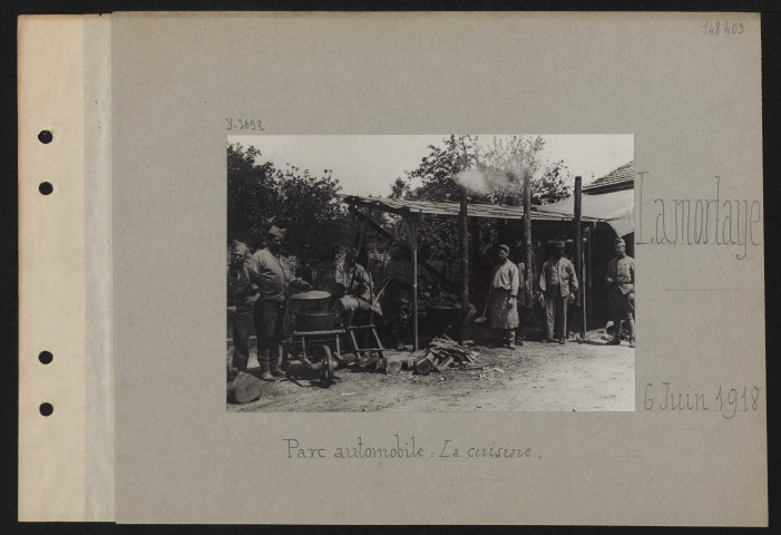 Lamorlaye. Parc automobile : la cuisine